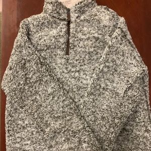 Fuzzy pullover sweater